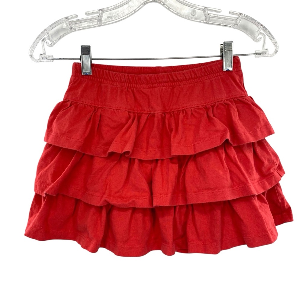 Hanna Andersson Tiered Scooter Skirt Red